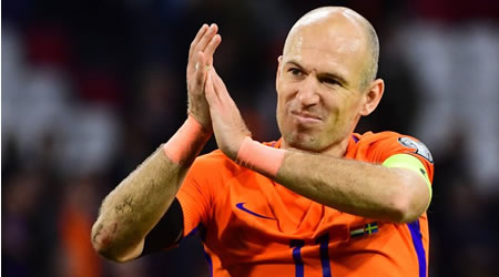 Arjen Robben retires from Holland national team after World Cup failure