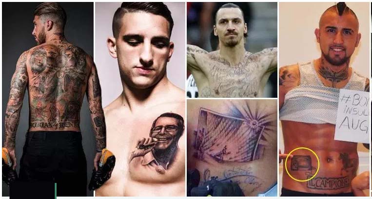 Heart-breaking tattoos – when footballers like Zlatan Ibrahimovic and Sergio  Ramos pay tribute in ink - MegaIcon Magazine
